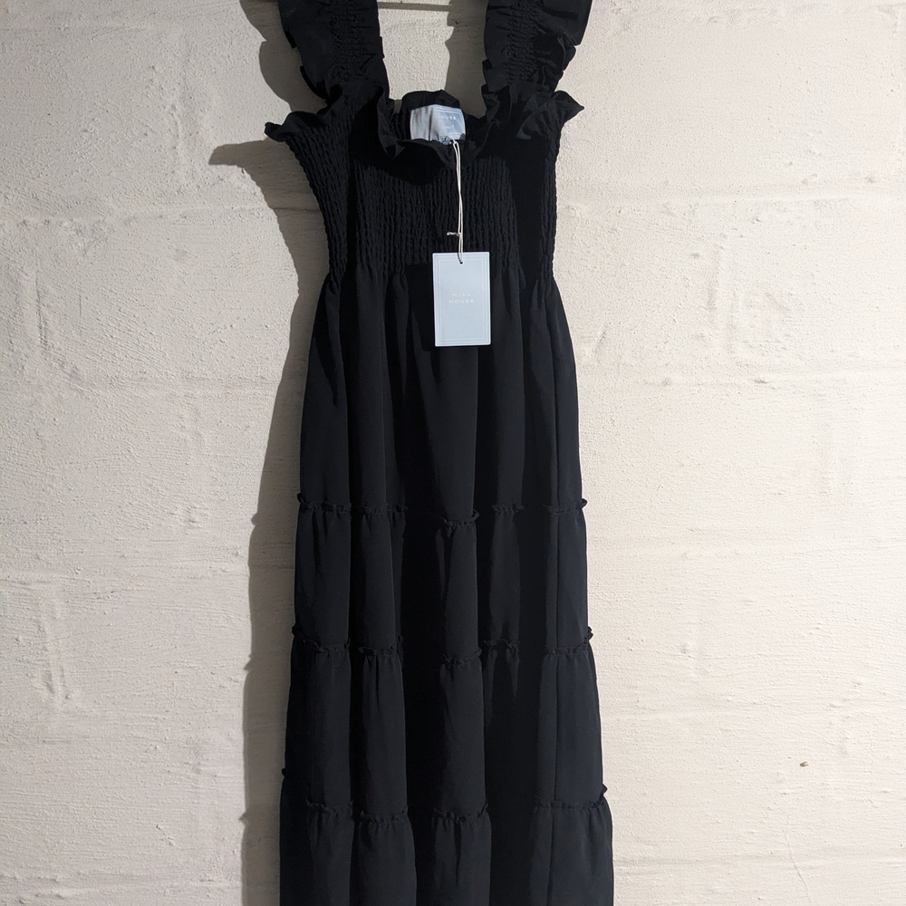 Elegant Black Midi Dress